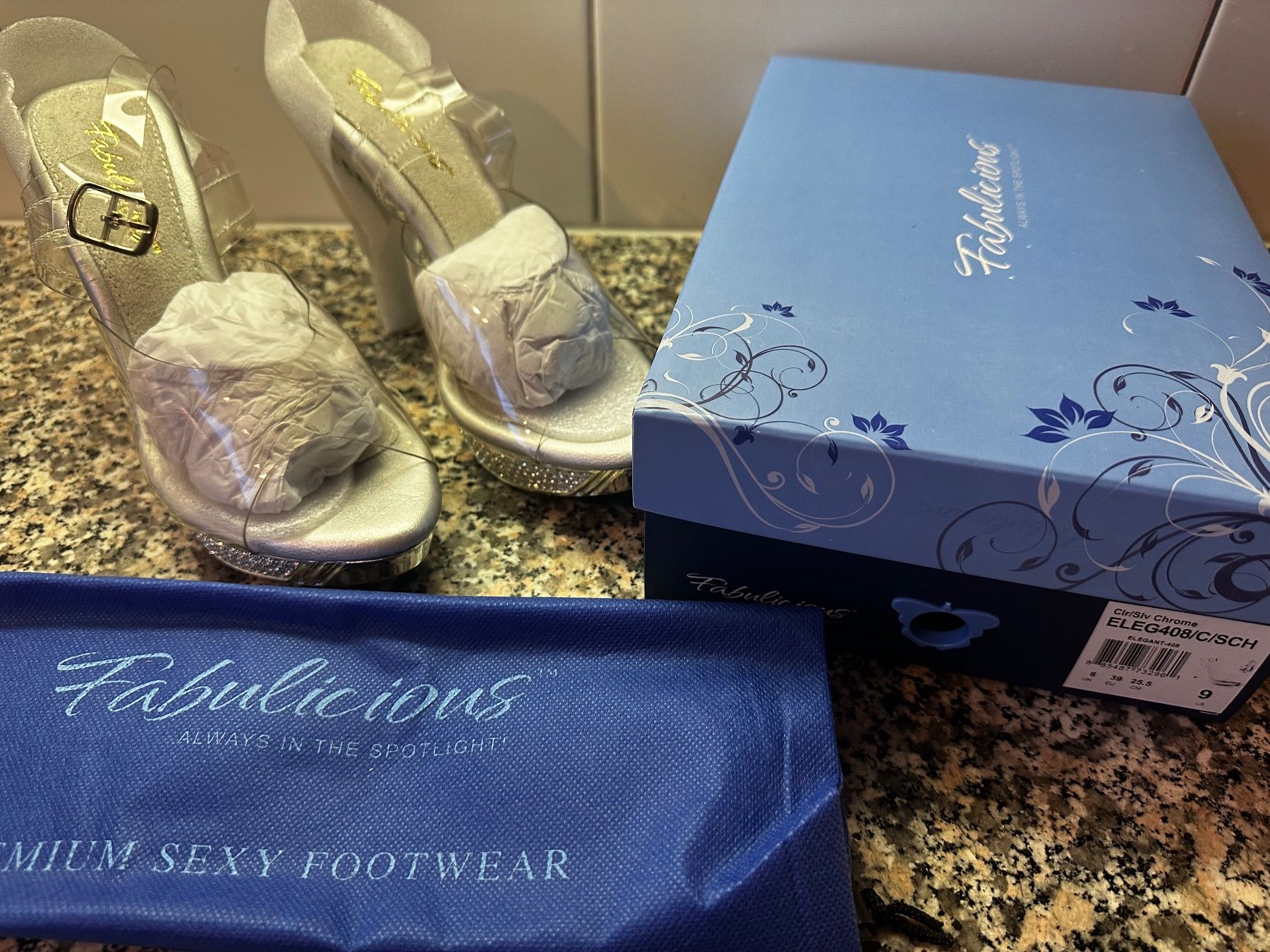 Scarpe da donna: Fabulicious Bikini Competition Shoes Gr 39 – Nuovo e nell'imballaggio originale da Urdorf venduto da nochmalbrauchen
