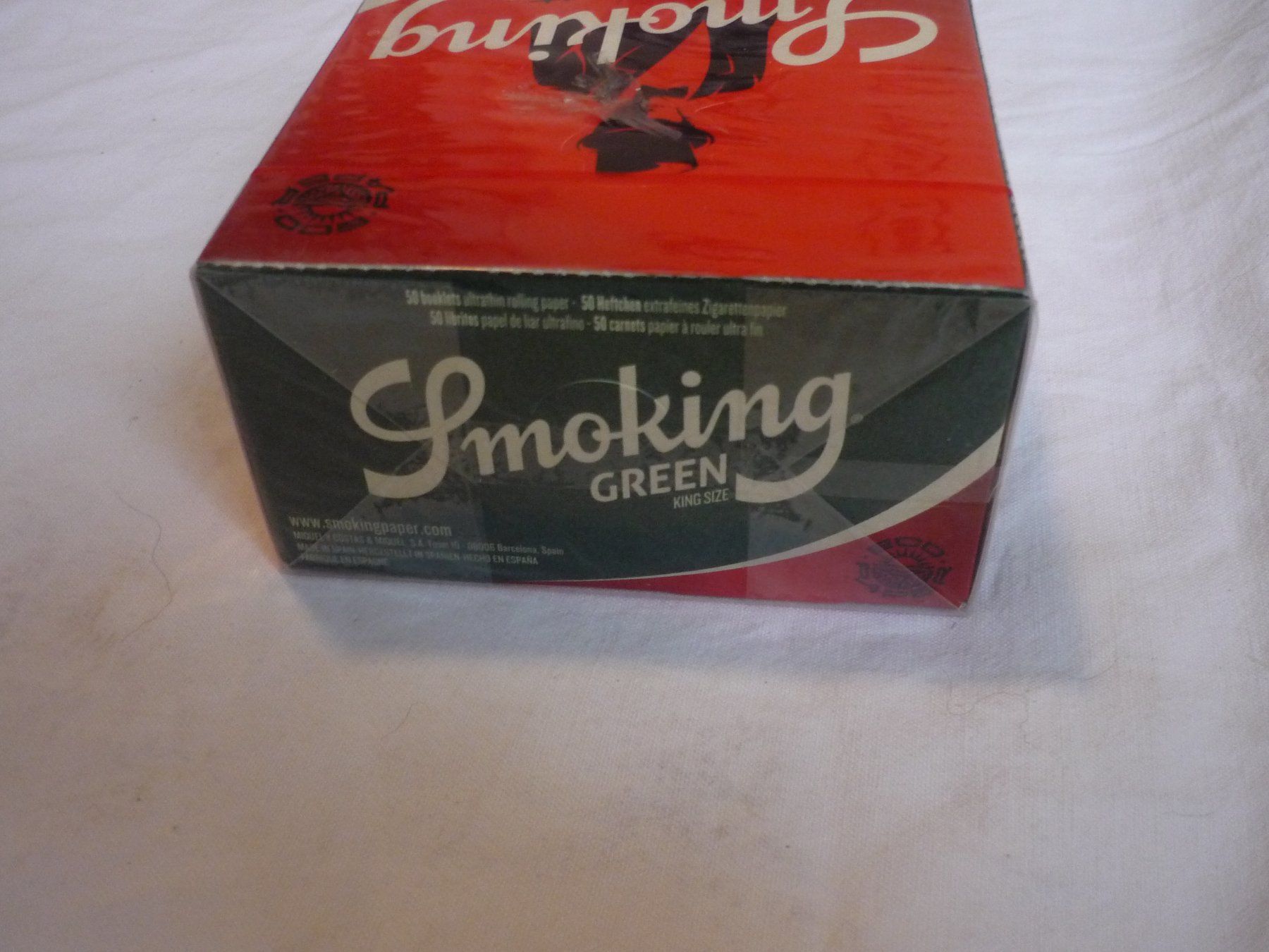 Tabacchi: 1Karton a Smoking Green Rolling papers – Nuovo e nell'imballaggio originale da Beringen venduto da Flatretriever 1