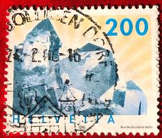 CH Briefmarken Vollstempel   