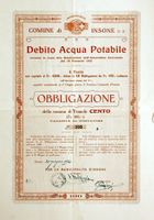 6% Comune di Insone - 1921