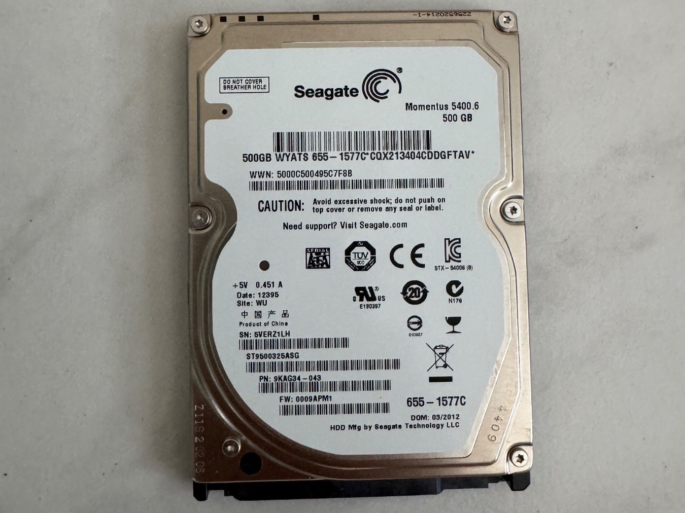 Seagate Disques durs: 2.5" Festplatte Seagate 500 GB mit USB Adapter – D'occasion à Schachen LU par danb86 1