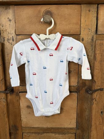 Body bébé garçon col polo - blanc jacadi (6 mois)