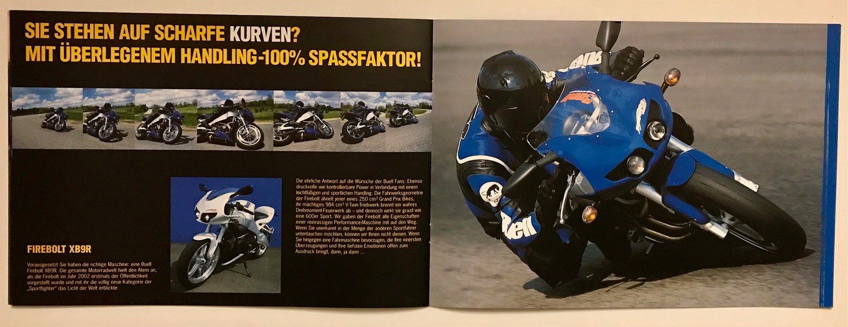 Documenti: Buell Motorrad Gesamtprogramm 2003 Prospekt – Usato da Strengelbach venduto da Omobono 5