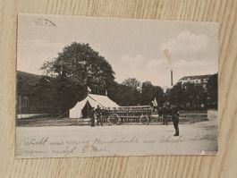 Alte PK / Kaserne Basel - Gelaufen 1910