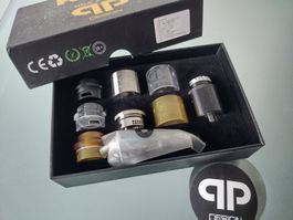 QP Design: Kali RDA [V2] 25mm, ES/Ultem/PCTG - Master Kit