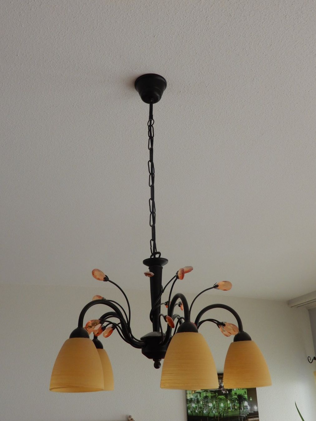 Kronleuchter & Deckenlampen: Lustre élégant à 5 branches – Gebraucht aus Cortaillod von Eddi8 1