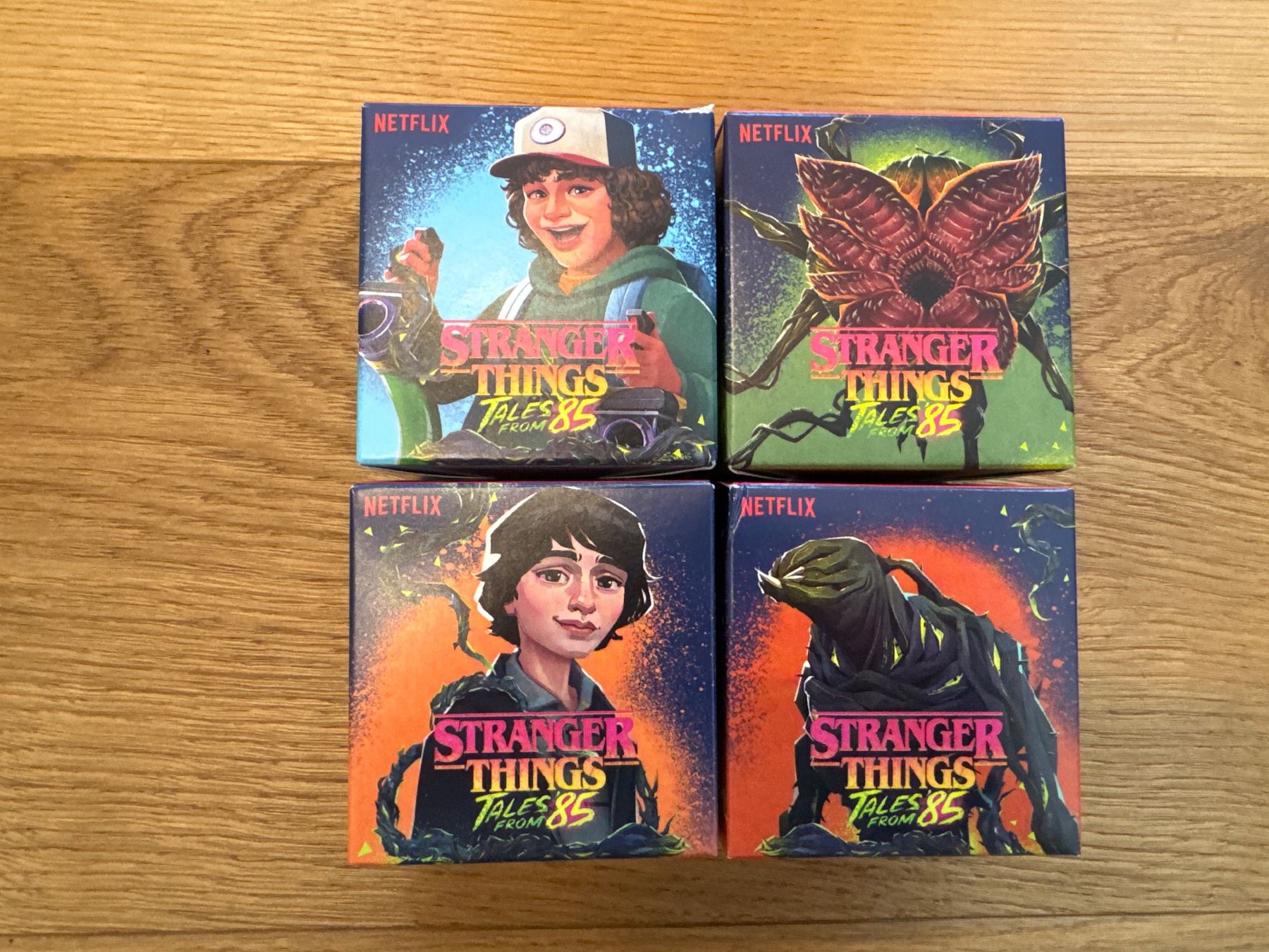 Mc Donald's Statuette: 4x Stranger Things Figuren von MC Donalds – Nuovo e nell'imballaggio originale da Raron venduto da cathy123