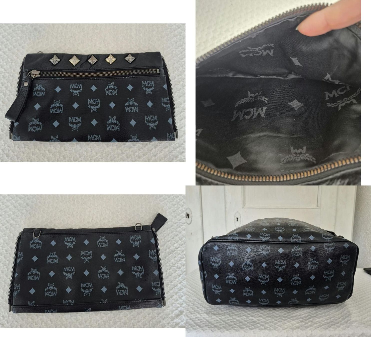 Mcm Zaini: Original MCM Rucksack mit Nieten – Usato da Dottikon venduto da Pega7 7