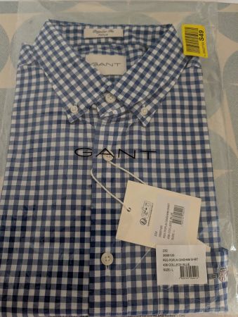 GANT Hemd Vichy Karo Grösse 41/42