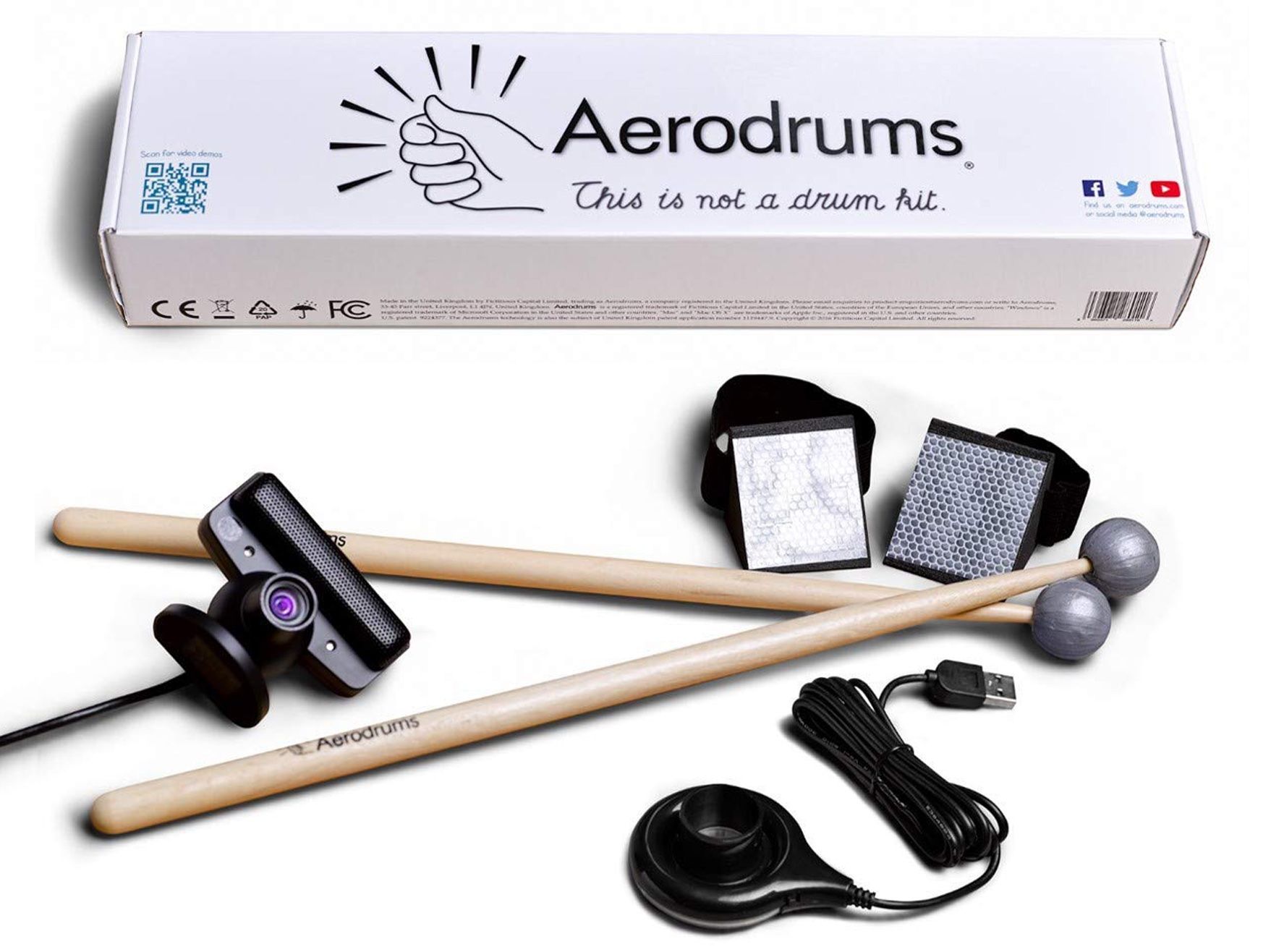 Strumenti musicali: Aerodrums Air Percussion Set – Nuovo (secondo la descrizione) da Stettlen venduto da hal_fdz6