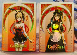 Genshin Impact - 2 cards - UR - Foil - Waifu/husbando