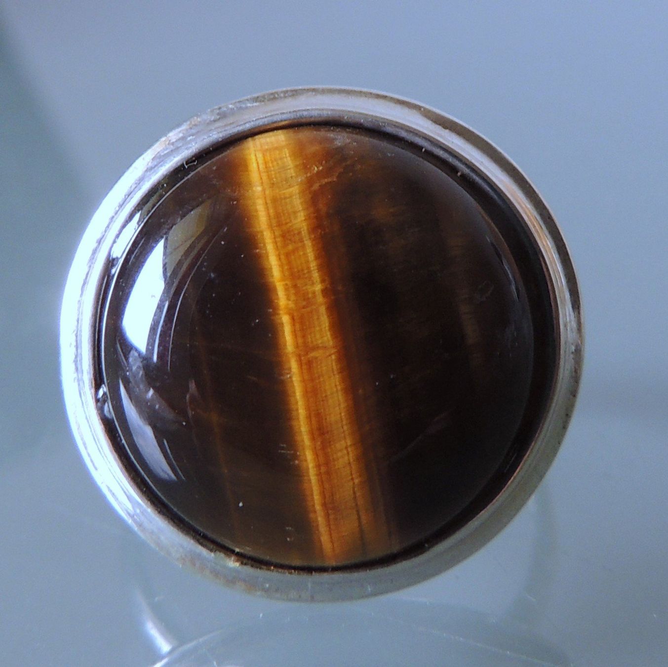 Anelli: Tigerauge Silber 925 Fingerring Gr. 54 – Nuovo (secondo la descrizione) da Waldenburg venduto da schaller707