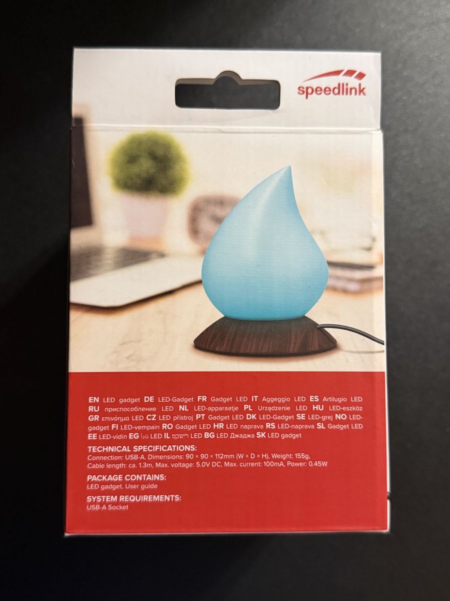 Lampade: Lampe LED Speedlink Drop - Ambiance douce et colorée – Nuovo e nell'imballaggio originale da SION venduto da MARCO-P-SION 4