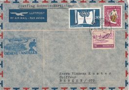 Flugpost Genf - Martinique 1948