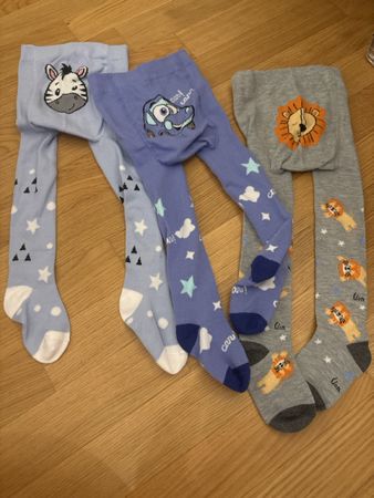 4 er Set Kinder Strumpfhosen, Gr/92