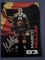 Marco Müller SC Bern Original Autogrammkarte Saison 2025/26