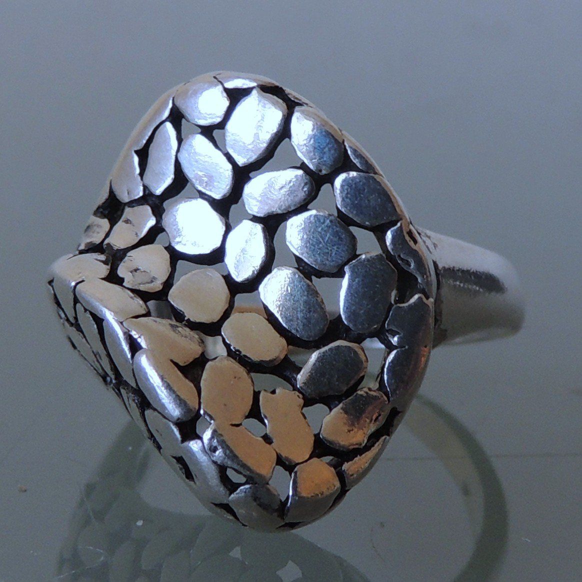 Anelli: Silber 925 Fingerring Gr. 57 – Nuovo (secondo la descrizione) da Waldenburg venduto da schaller707 4