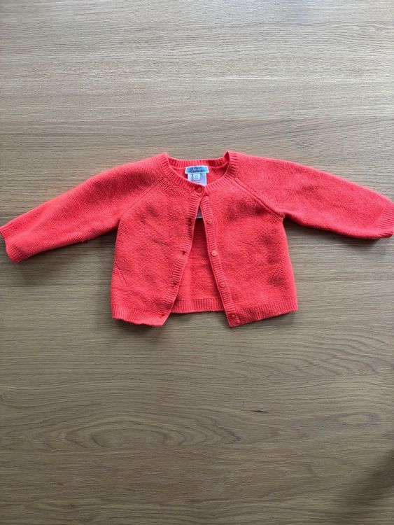 Gilet Cardigan Jacadi Bébé 18 Mois - Bleu Clair 100% Coton - Très Bon état