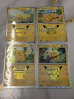 Pokemon 30th anniversary lot 4 pikachu eng