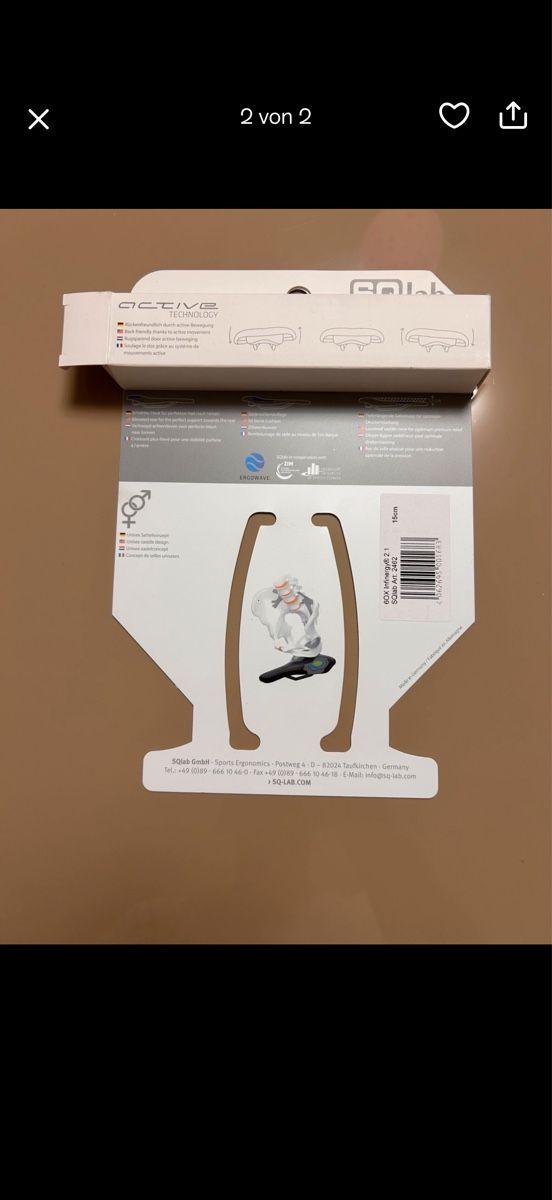 Pezzi di ricambio: Sqlab Gravity & e-Performance 60x Sattel 15cm – Nuovo (secondo la descrizione) da Adliswil venduto da bresto 1