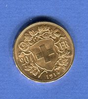 (55) 20 Fr. 1914 Vreneli Top Stgl Gold