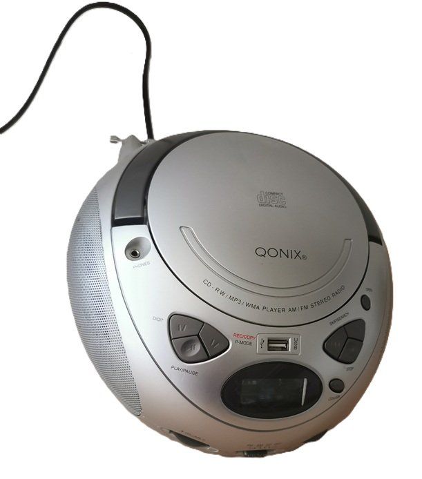 Lettore multimediale portatile: QONIX RDA-4498 USB portable CD Player Radio – Usato da Wilen b. Wollerau venduto da morethanmusic