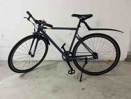 Citybike Triban Speed 500 blau