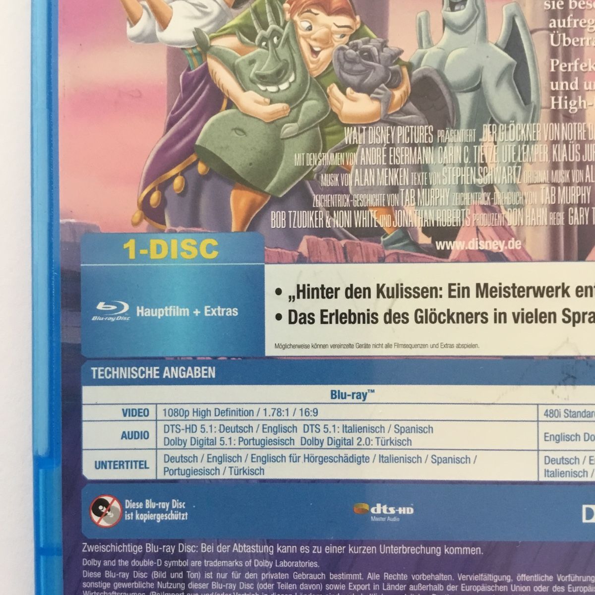 Alle DVDs: Der Göckner von Notre Dame Blu Ray Selten - Neu Wertig – Neu (gemäss Beschreibung) aus Blauen von berlingo65 2