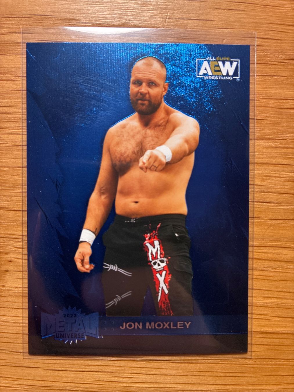 Topps Sammelbilder & Trading cards: Upper Deck Metal AEW Jon Moxley Blue – Gebraucht aus Wangenried von Garagara