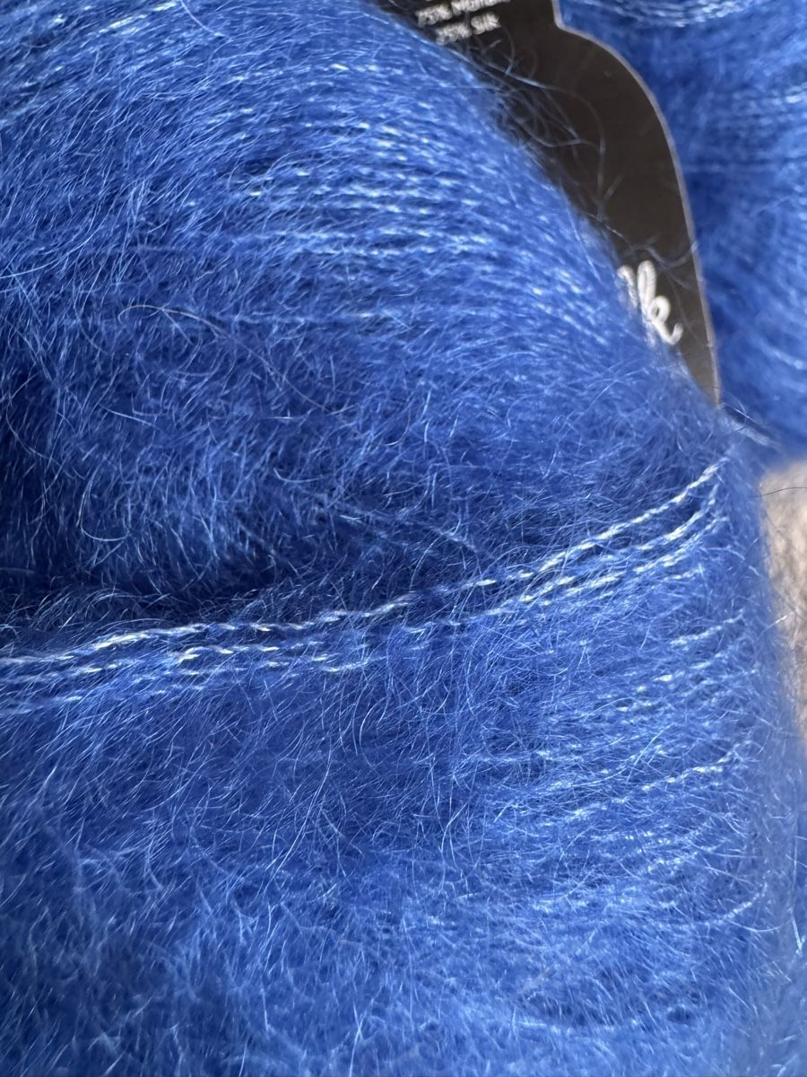 Lana: Drops Kid-Silk Wolle blau 6 Knäuel neu – Nuovo e nell'imballaggio originale da Winterthur venduto da sq2_q8mr 3