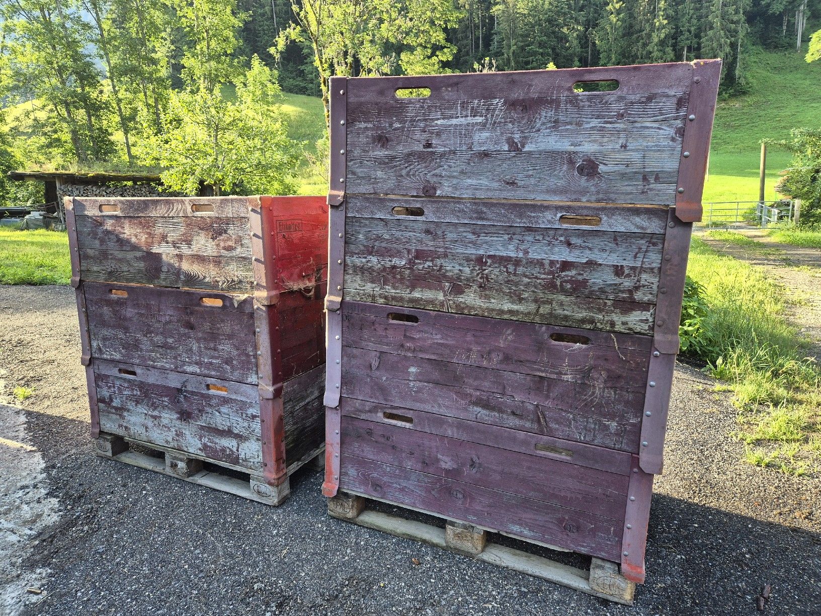 Pallets: Palettrahmen Europaletten  – Usato da Escholzmatt venduto da tinutechag 1