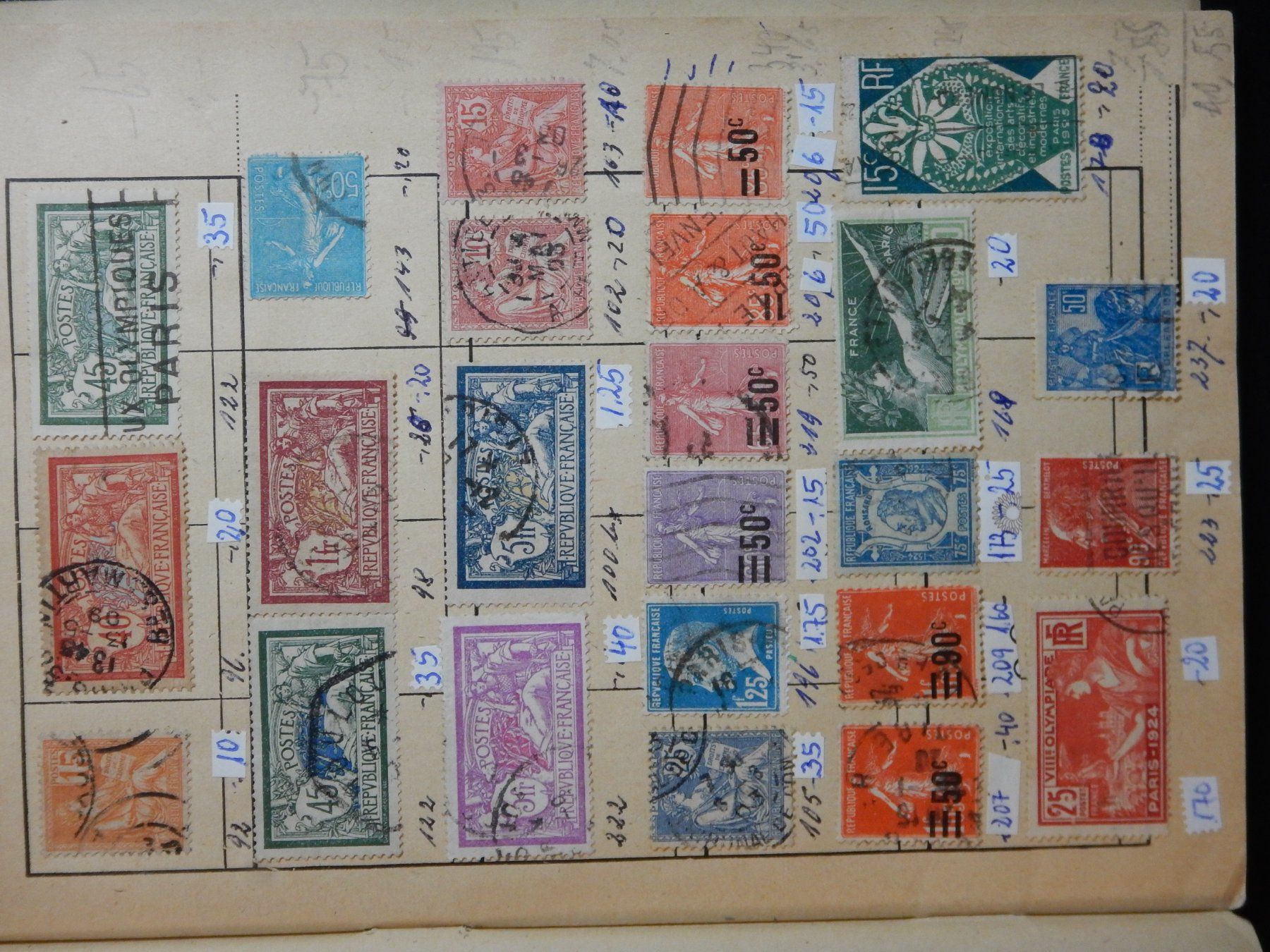 Alle Briefmarken: Frankreich Sammlung ab Klassik – Gebraucht aus Zürich von Muehlekauf 2