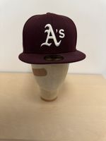 Oakland Athletics New Era Cap Maroon, Grösse 7 1/4 Top!