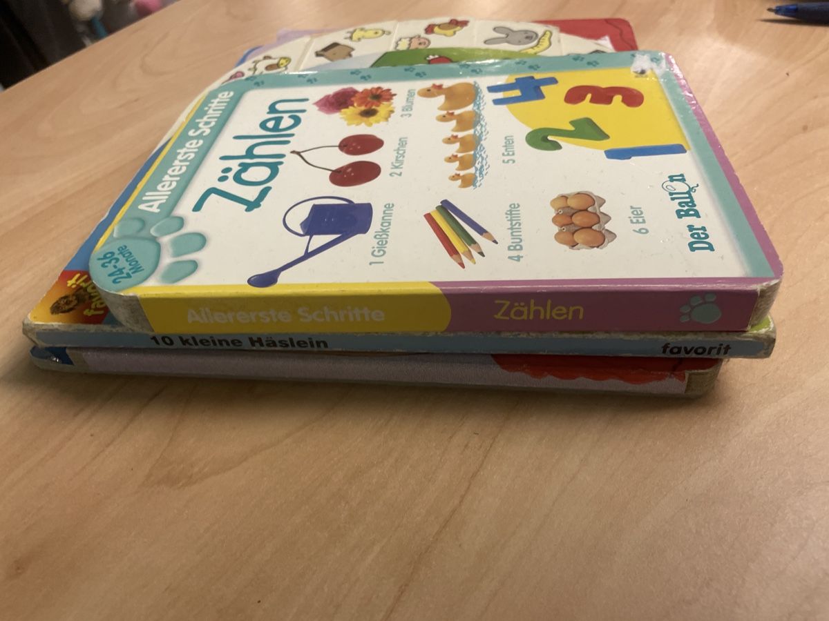 Libri: 3 Kinder Kartonbücher: Zählen, Farben, Links & Rechts – Usato da Obergerlafingen venduto da cabo4 2
