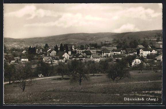 Cartoline postali: Dürrenäsch /Aarg., Teilansicht mit B – Usato da Berlin venduto da bartko-reher