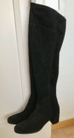 NEU: Varese Overknee-Stiefel, Wildleder, Grösse 39, schwarz