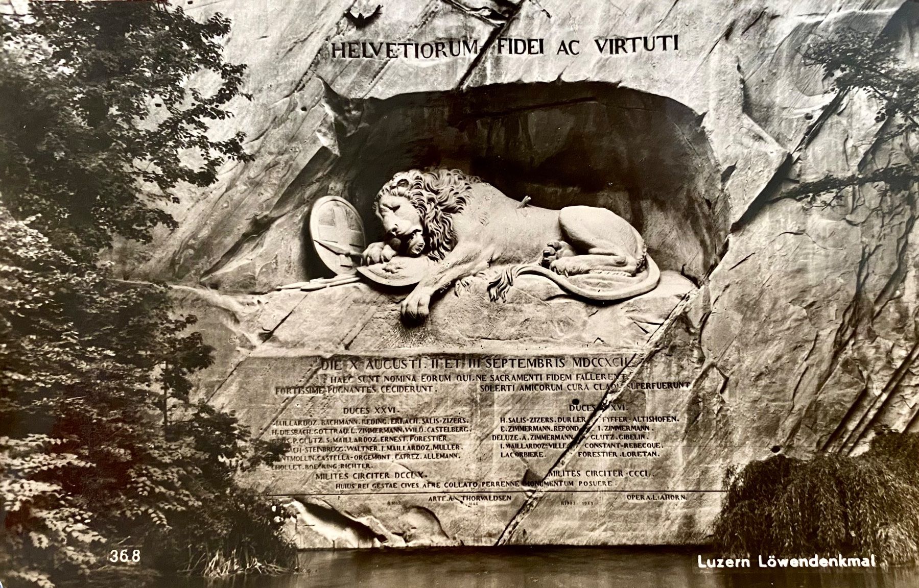 Cartoline postali: Luzern Löwendenkmal – Usato da Root venduto da ENGLAND-TREASURES 1