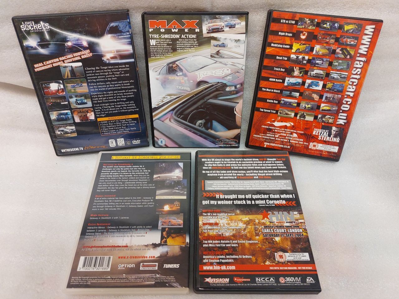 Tutti i DVDs: 5 DVDs Tuning - Chasing the Touge - Extreme Modified ...... – Usato da Pambio Noranco venduto da Pol69 1