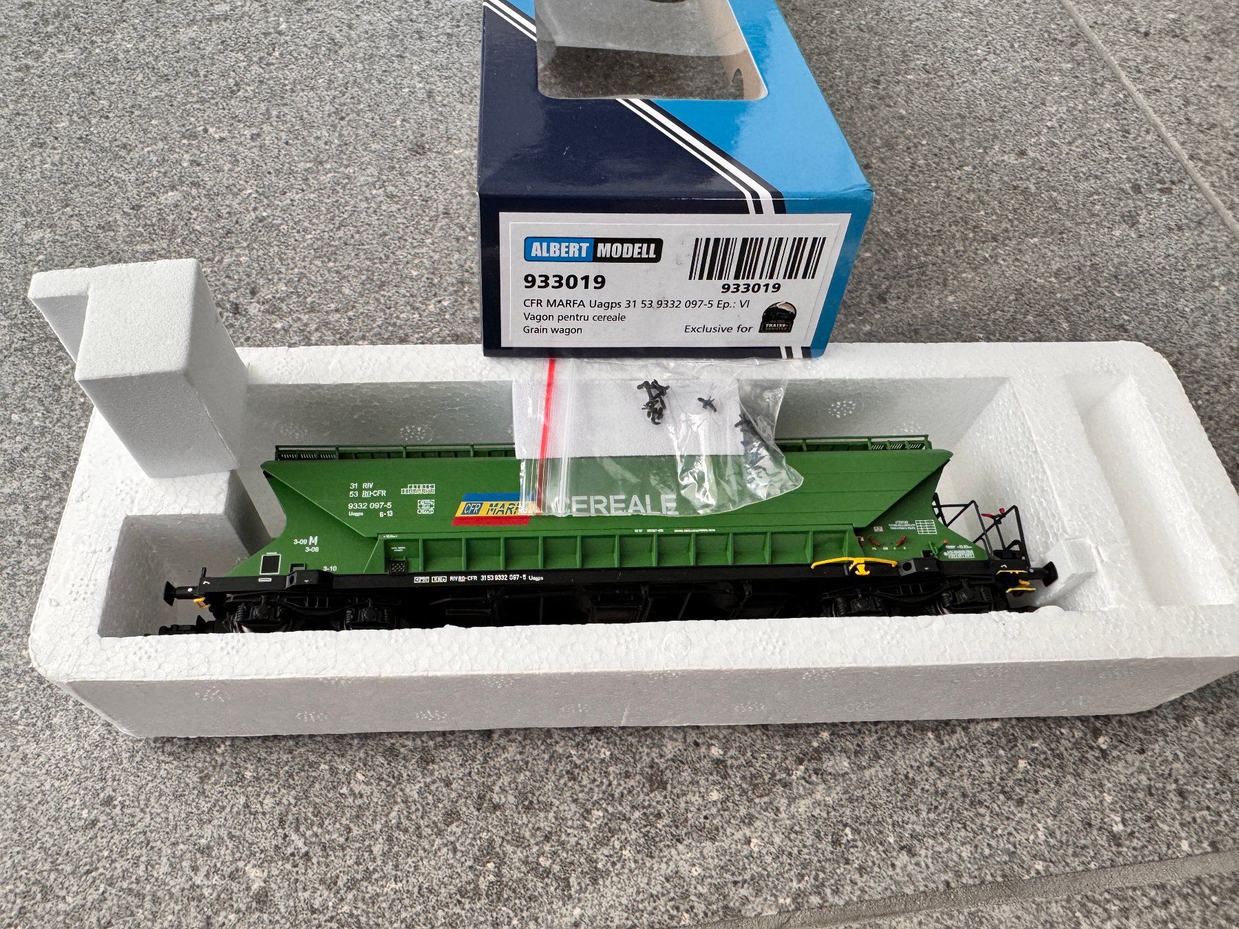 Albert Modell Trains électriques: Albert-Modell 933019 RO-CFR Uagps Getreidewagen – D'occasion à Basel par szbdsfrjs 7