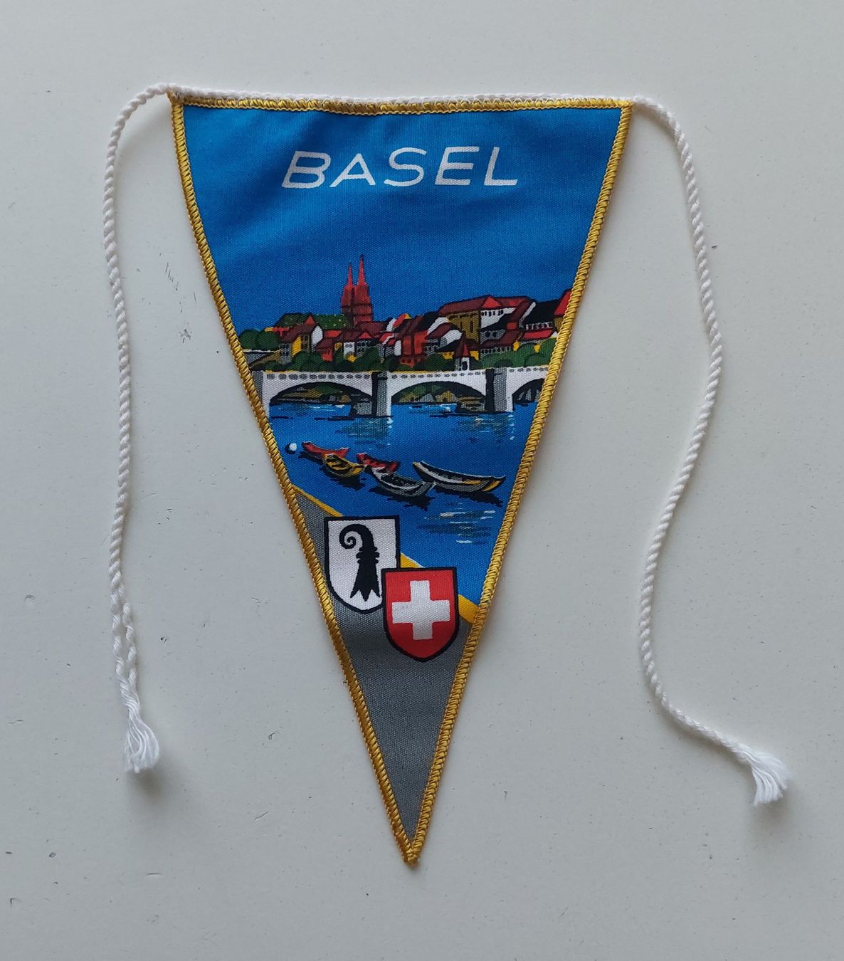 Sachs Mofa-Ersatzteile: Wimpel Fahne Mofa Auto Basel Schweiz – Gebraucht aus Schenkon von  1