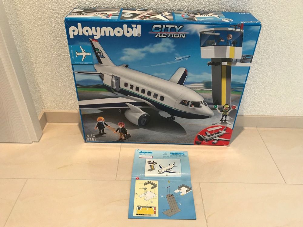  Foto zu Playmobil Flugzeug und Tower 5261 