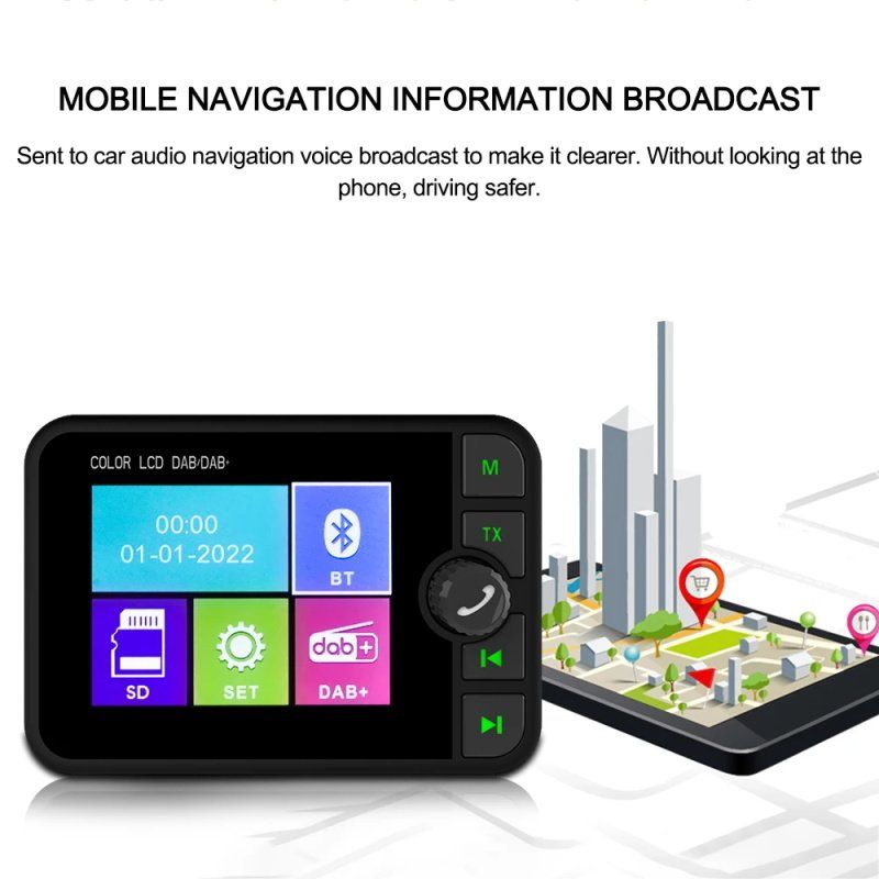 Radios: Universal DAB+ Adapter 2,4" LCD Bluetooth FM AUX – Neuf avec emballage d'origine à Malans GR par BUYBEST-Schweiz 7