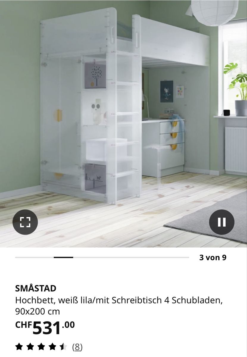 Ikea Lits: Hochbett – D'occasion à Luzern par Islay2 2
