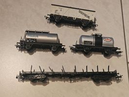 4 Märklin Modelleisenbahn H0 Güterwagen