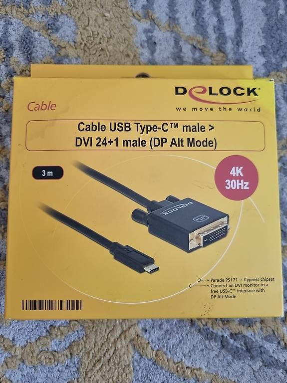 Unità & Adattatore: Adapterkabel USB Type C zu DVI – Usato da Oberlunkhofen venduto da Stroemi1