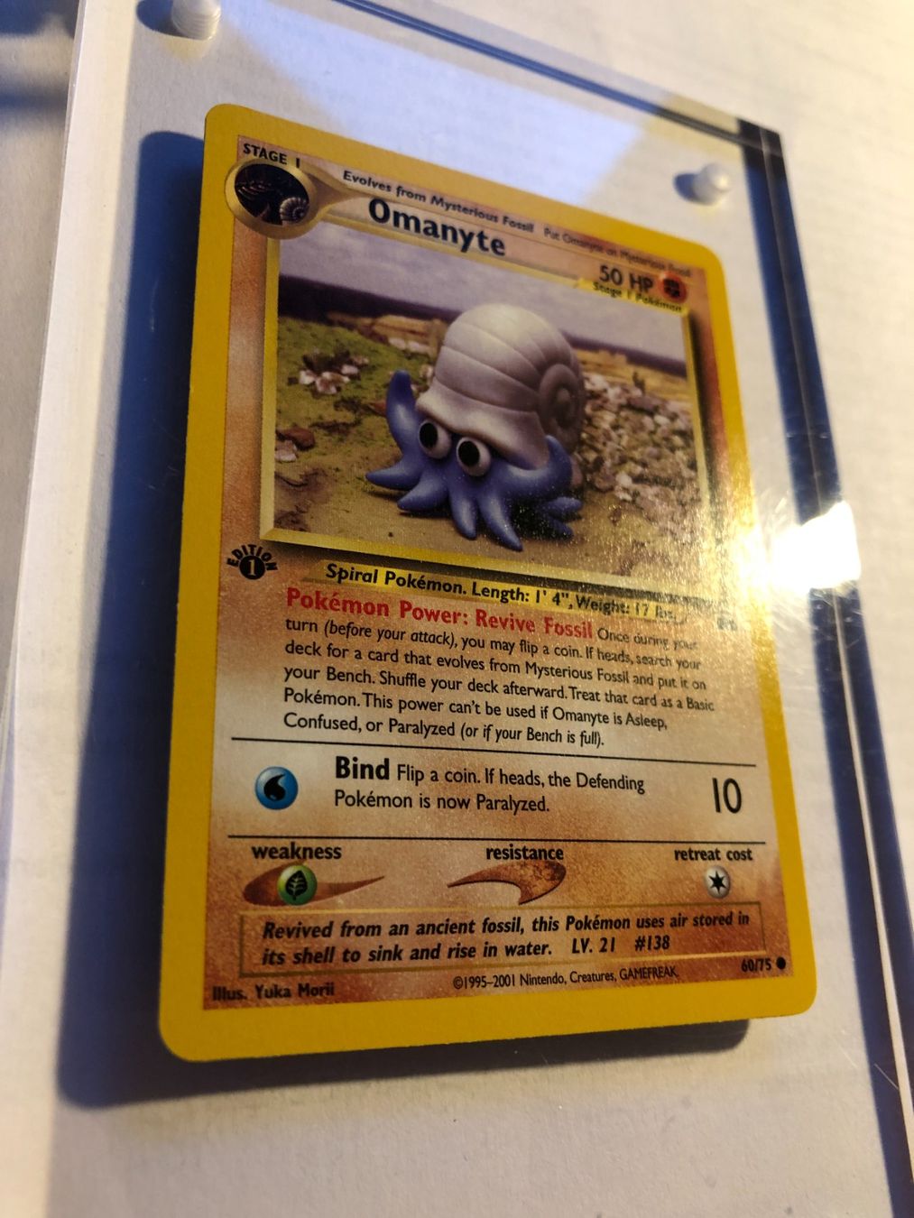 Sammelbilder & Trading cards: Omanyte 1st Neo Discovery - MINT - ab 1.- – Gebraucht aus Giubiasco von dan_pr8b 1