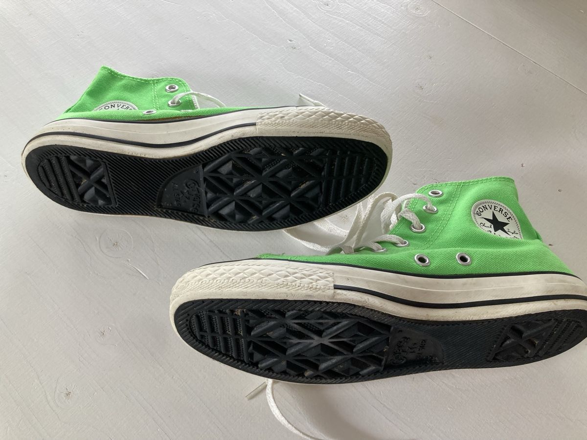 Converse Scarpe da uomo: Converse grün Gr 35 signiert! – Usato da Kesswil venduto da Branca-01 3