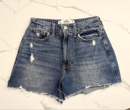 Hollister Damen Jeans Shorts kurze Hose Gr. 34 / XS