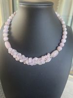 Choker aus Kunzit Halbedelstein 