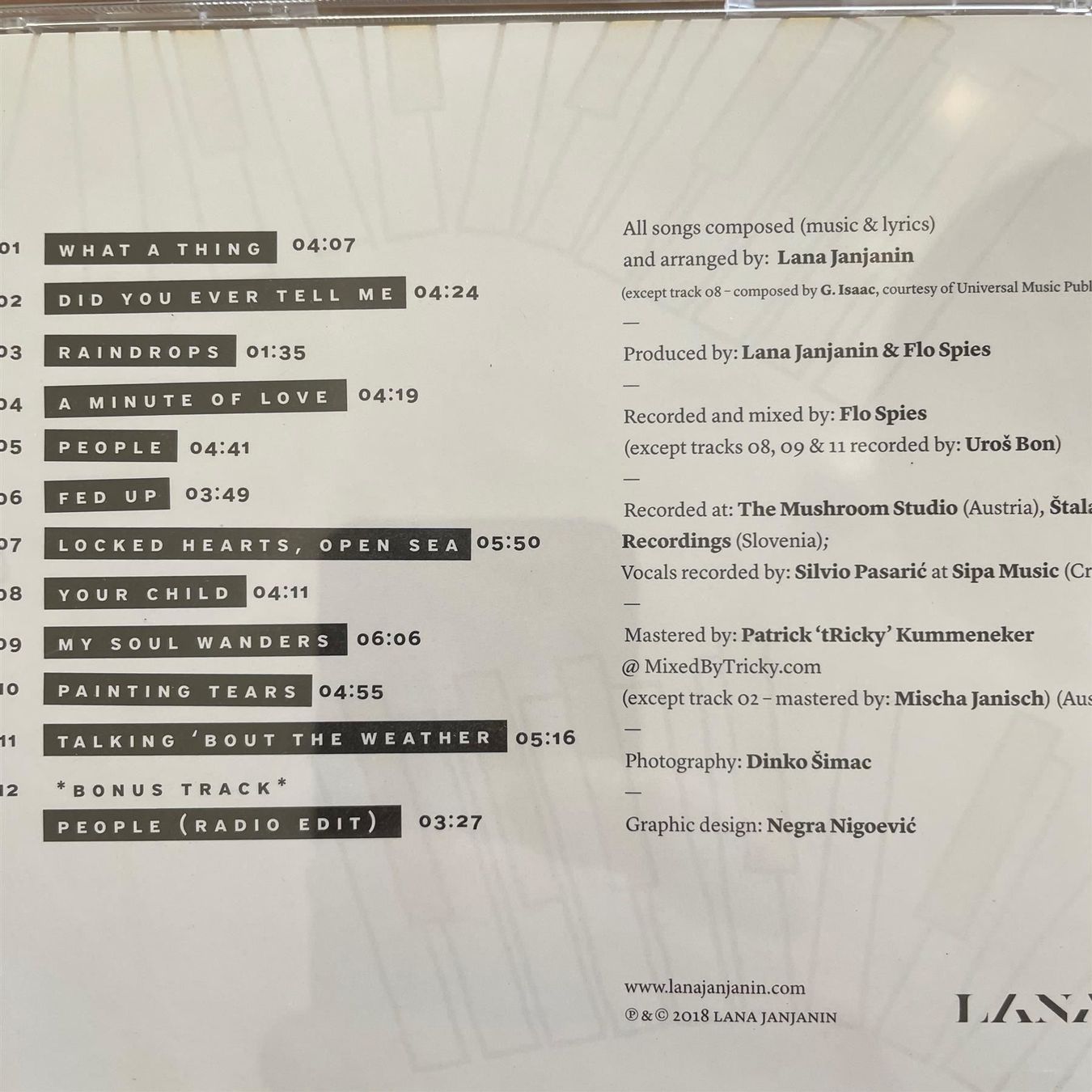 CD: Lara Janjanin (CD) Jazz Vocal – Usato da Zug venduto da Mirare9 2